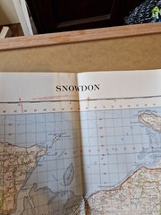 Ordnance Survey Map Of Great Britian – SNOWDEN – 1966 – 1/63360