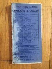 Bartholomew – 2 Miles To Inch Contoured Cloth Map – Aberystwyth Sheet 16 1920’s