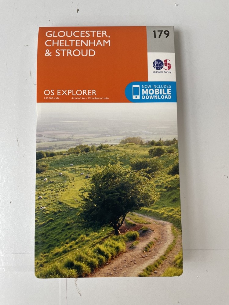 Gloucester, Cheltenham and Stroud by Ordnance Survey (Sheet map, 2015)