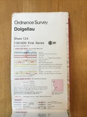 1974 Ordnance Survey Landranger Map 124 Dolgellau (incl Ffestiniog & Barmouth )