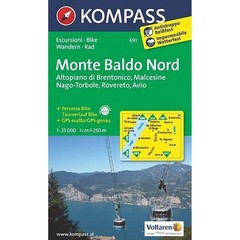 Kompass-Karten Monte Baldo North (Map) (UK IMPORT)