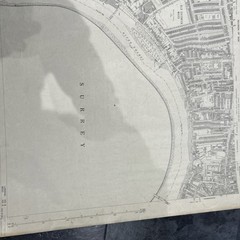 Ordinance Survey 25 Inch To The Mile Large Scale Map 1938. Chiswick. London