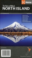 North Island – New Zealand 1:1 000 000 by Hema Maps [Sheet map, rolled]