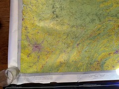 2 Posters Geology Geography PA DCNR USGS Maps Digital Elevation Land Cover 1999