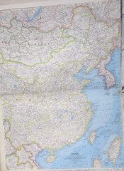 World Maps National Geographic Atlas Folio U.S,S,R. Israel China Lot 44