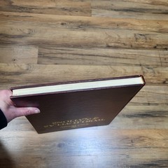 Vintage 1988 Rand McNally World Atlas Of Nations Large Burgundy Hardcover Book