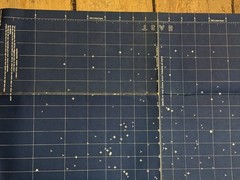 Antique Francis Chichester Star Chart Astrology Large Star Maps X2