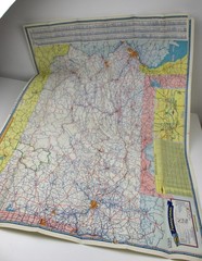 SUNOCO Road Maps Pennsylvania Ohio Indiana Michigan United States Historical