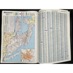 Rand McNally Road Atlas Millennium Edition 1999 Biaxin Pharma Bulldog Promo USA