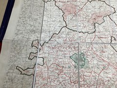 1934 ORDNANCE SURVEY MAP PARLIAMENTRY COUNTIES OF CAMBRIDGESHIRE & ISLE OF ELY
