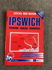 2001 Ipswich & Surrounding Local Red Book Street Maps With Index