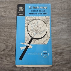 Vintage Ordnance Survey Maps SK83 SK84 SK85 SK86 SK94 2.5 Inch East Midlands Lot