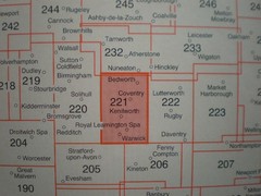 4 MAPS, 220 221 222 232 COVENTRY NUNEATON RUGBY BIRM EXPLORER ORDNANCE SURVEY OS