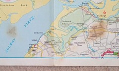 BP Road Map 6: Central and Southern Scotland • Scale – 4 miles = 1 inch (1969).