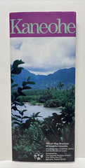Kaneohe Official Map Brochure Oahu Hawai’i Tourist Guide 1980s