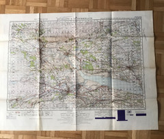 1945 Military System Map- Stirling & Dunfermline War Office Edition