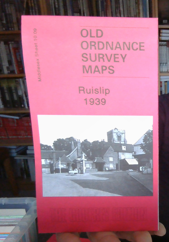 MAP OF Ruislip 1939: Middlesex Sheet 10.09 by Eileen M. Bowlt NEW