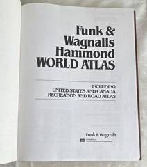 Funk & Wagnalls Hammond World Atlas US & Canada Recreation/Road Atlas Hardcover