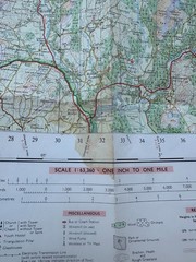 Ordnance Survey Tourist Map Lake District 1970, rare cover with Ashness Bridge