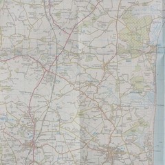 Ordnance Survey Landranger Map 156: Saxmundham, Aldeburgh & surrounding area.