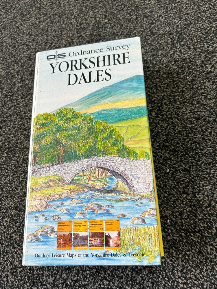 Yorkshire Dales:boxed set of 4 outdoor leisure maps Special Collectors edition