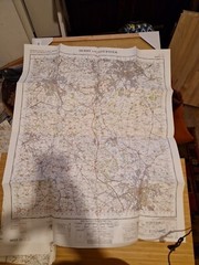 Ordnance Survey Map Of Great Britian – DERBY AND LEICESTER – 1962 – 1/63360