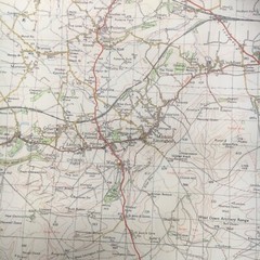 Vintage 1960 Ordnance Survey Map Of Salisbury Sheet 167 Rolled