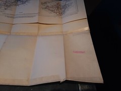 Vintage Bacon’s Cycling Road Map of England Sheet 6 poor condition see photos pl