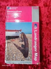 2000s OS Landranger Map 156 Saxmundham Aldeburgh Southwold Suffolk Vintage