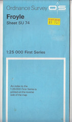 Ordnance Survey – OS 1:25,000 First Series Map Sheet SU 74 Froyle