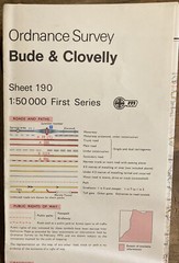 Ordnance Survey 1:50000 First Series sheet 190 Bude & Clovelly 1974