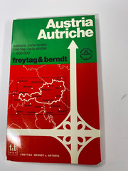Osterreich Freytag Map Europa Europe Hallwag International Maps