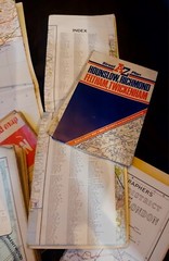 Lot of 9 Vintage Geographer’s/Geographica Fold Out Road Maps of LONDON.