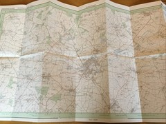 1985 Ordnance Survey Pathfinder Map 1046 SP 63/73 Buckingham (incl Akeley )