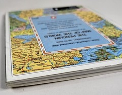 The Penguin Map of the World Folded Pull Out Map 1982 Collectible Item New Seale