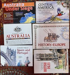 Lot of 26 Assorted Vtg National Geographic Maps US – States – World – History