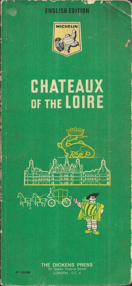 Michelin Green Guide – Chateaux of the Loire – English Edition (Paperback 1965)