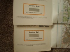 OL 11 34 BRIGHTON & HOVE, CRAWLEY HORSHAM, EXPLORER ORDNANCE SURVEY MAPS OS