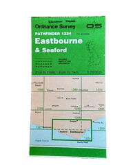 OS Ordnance Survey, Pathfinder Map, Sheet: 1324 Eastbourne & Seaford