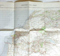 8 x assorted Somerset Ordnance Survey maps Minehead Weston super Mare etc