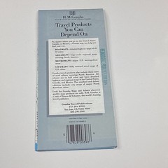 H.M. Gousha El Paso City Map Blue Folded Travel Map