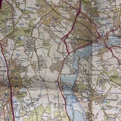 Vintage Ordnance Survey Landranger West London 1981 Map 176