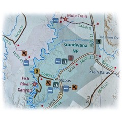 Namibia Tracks 4 Africa Map – Self Driving accommodation essential tourist info