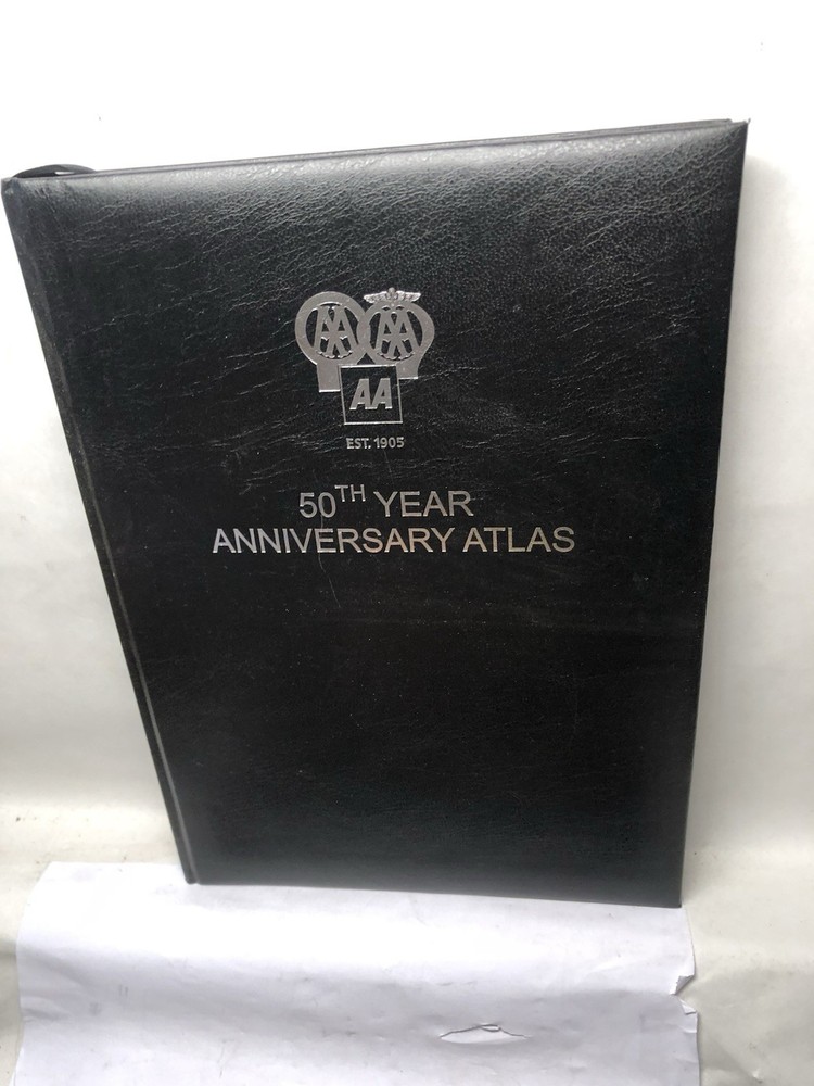 AA 50th Year Anniversary Atlas Road Map Great Britain Collectors Edition