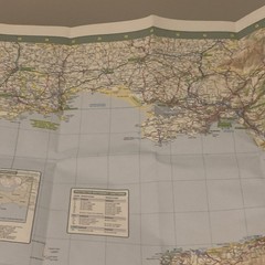 Ordnance Survey Travel Map Road 7 South West England & South Wales OS Route Plan