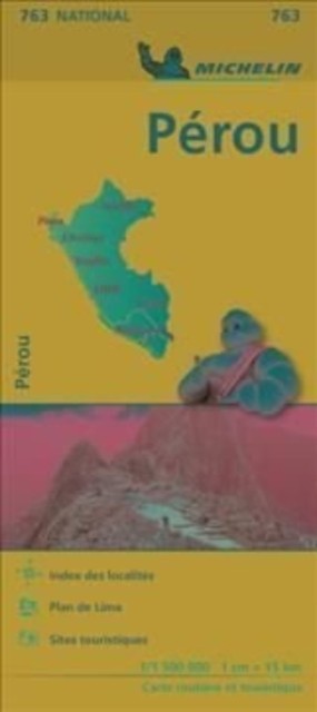 Peru – Michelin National Map 763 by Michelin (Sheet map, folded)