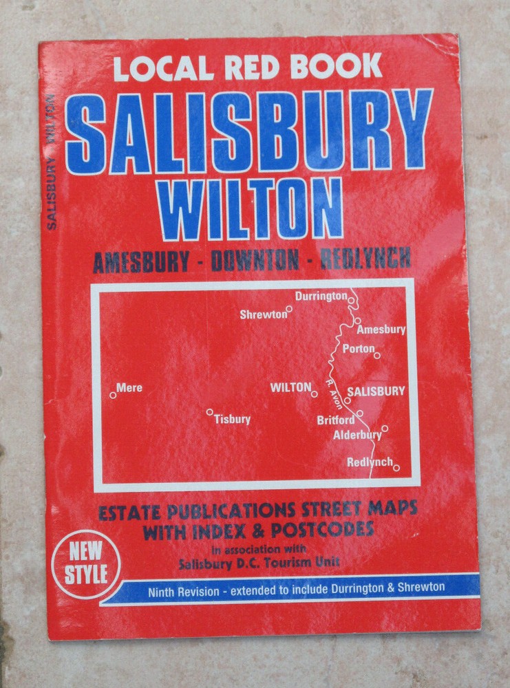 Salisbury (Local Red Book) Paperback Map Book