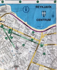 Big Map Iceland Greater Reykjavik Area Akureyri 2012