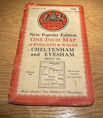 Various Vintage Ordnance Survey One Inch Maps Paper And Cloth – Choose A Map