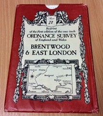 Reprint Of The First Edition Ordnance Survey Map Of Brentwood And East London